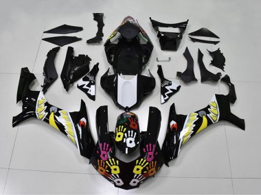 2015-2019 Yamaha YZF R1 Motorcycle Fairings - Black White Yellow Pink Shark UK Manufacturers