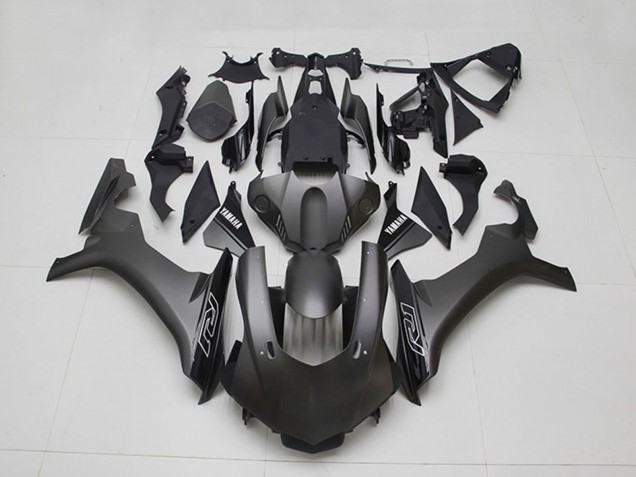 2015-2019 Yamaha YZF R1 Motorcycle Fairings - Matte Black Glossy Black UK Manufacturers