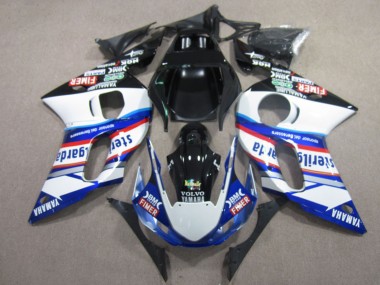 1998-2002 Yamaha YZF R6 Motorcycle Fairings - White Blue Red Black Vilvo Fimer Sterilgarda UK Manufacturers