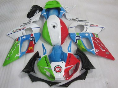 1998-2002 Yamaha YZF R6 Motorcycle Fairings - White Blue Green Red Fiat Kastinee UK Manufacturers