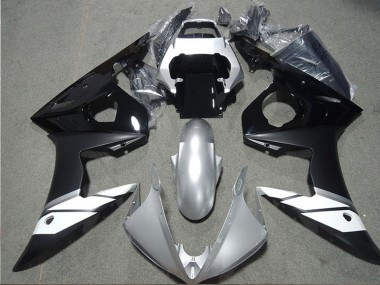 2003-2004 Yamaha YZF R6 Motorcycle Fairings - White Silver Glossy Black Matte Black UK Manufacturers