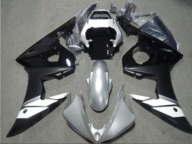 2003-2004 Yamaha YZF R6 Motorcycle Fairings - White Silver Glossy Black Matte Black UK Manufacturers