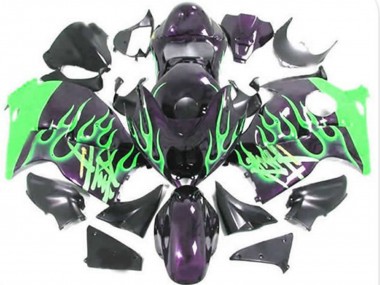 1997-2007 Green Flame GSXR 1300 Hayabusa Motorcycle Fairings