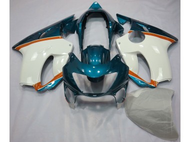 1999-2000 Light Blue and Orange CBR600 F4 Motorcycle Fairings