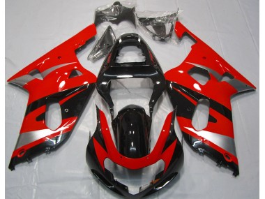 2001-2003 Red OEM Style GSXR 600-750 Motorcycle Fairings