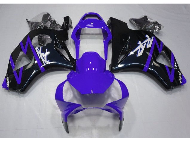 2002-2003 Gloss Black and Purple CBR954RR Motorcycle Fairings