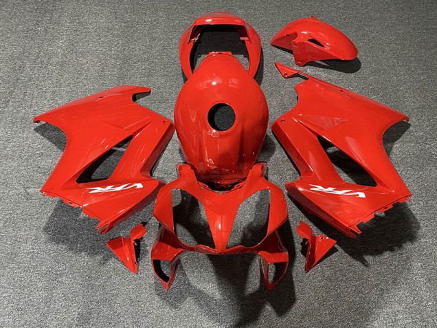 2002-2012 Gloss Red VFR800 Motorcycle Fairings