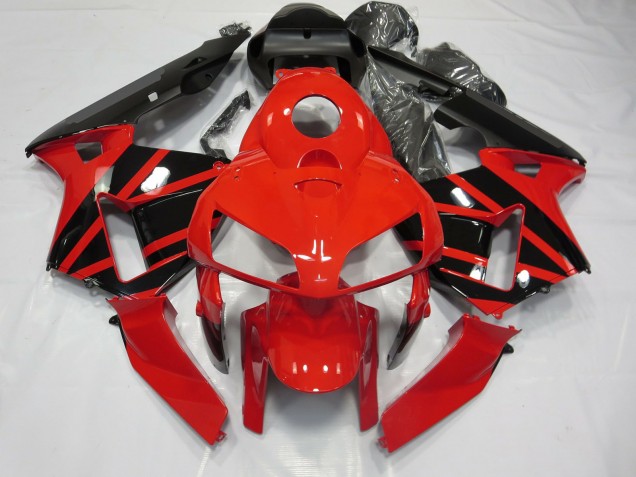 2003-2004 Red & Black OEM Style CBR600RR Motorcycle Fairings