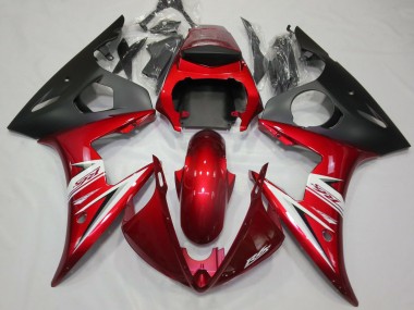 2003-2004 Red & White R6 Motorcycle Fairings