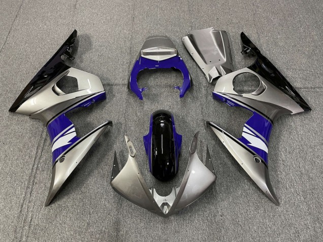 2003-2004 Silver and Purple style R6 Motorcycle Fairings