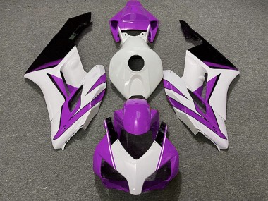 2004-2005 Purple White and Gloss Black CBR1000RR Motorcycle Fairings
