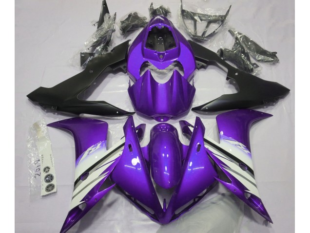 2004-2006 Bright Purple & White R1 Motorcycle Fairings