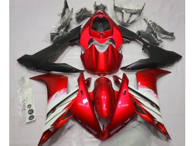 2004-2006 Bright Red & White R1 Motorcycle Fairings