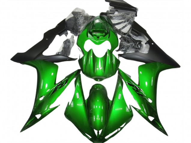 2004-2006 Gloss Green & Black R1 Motorcycle Fairings