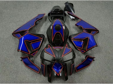 2005-2006 Blue and Red Turtle CBR600RR Motorcycle Fairings