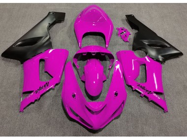 2005-2006 Gloss Pink ZX6R Motorcycle Fairings