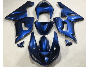 2005-2006 Metallic Blue ZX6R Motorcycle Fairings