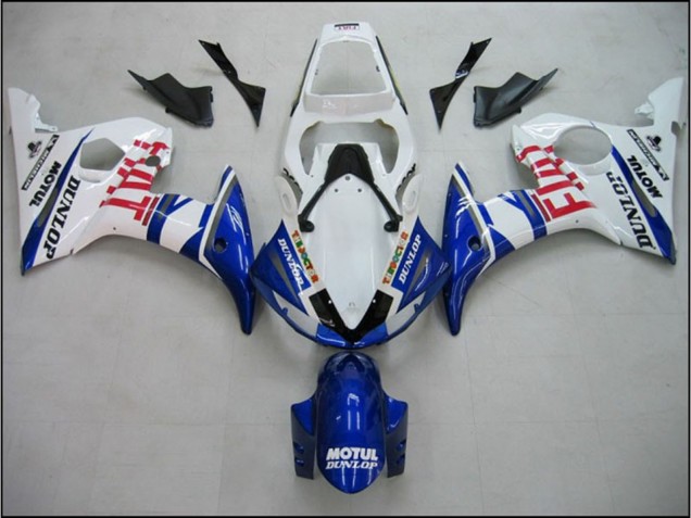 2005 Blue Fiat R6 Motorcycle Fairings