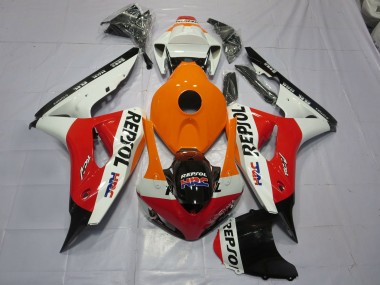 2006-2007 Orange Repsol CBR1000RR Motorcycle Fairings
