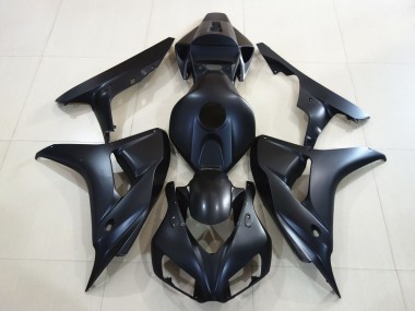2006-2007 Plain Matte Black CBR1000RR Motorcycle Fairings