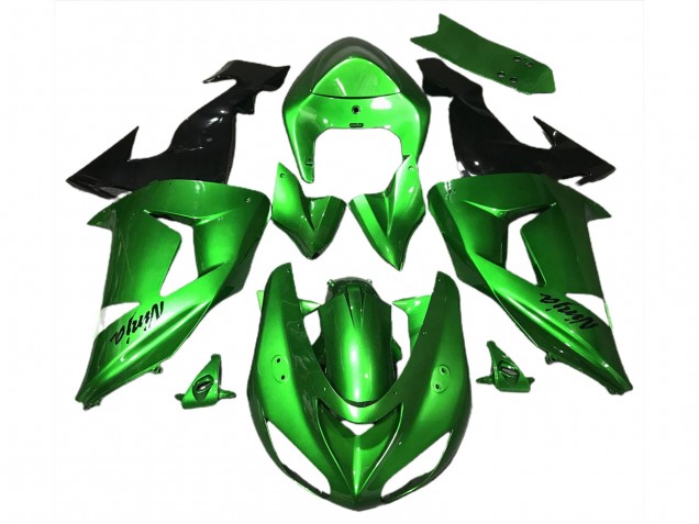 2006-2007 Reptile Green ZX10R Motorcycle Fairings