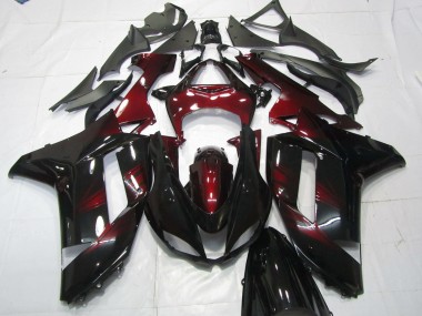 2007-2008 Deep Red ZX6R Motorcycle Fairings