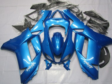 2007-2008 Light Blue ZX6R Motorcycle Fairings
