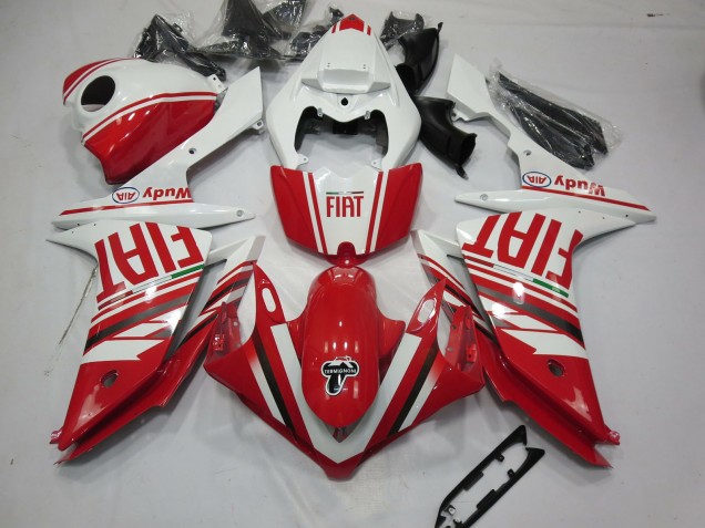 2007-2008 Red Fiat R1 Motorcycle Fairings