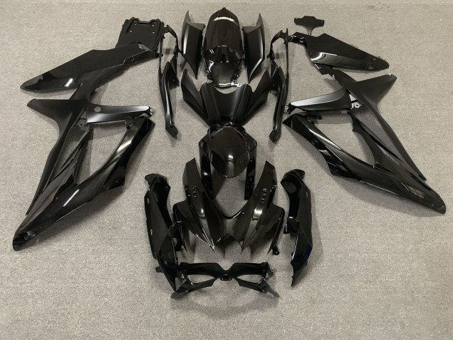 2008-2010 Gloss Black GSXR 600-750 Motorcycle Fairings