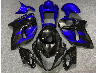 2008-2020 Gloss Black and Deep Blue GSXR 1300 Hayabusa Motorcycle Fairings