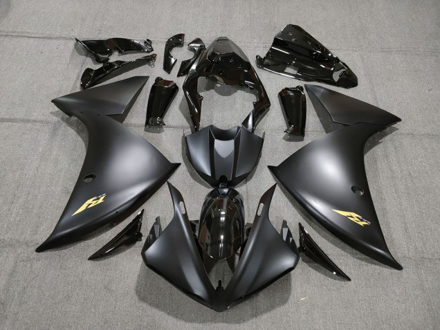 2009-2011 Black and Gold R1 Motorcycle Fairings