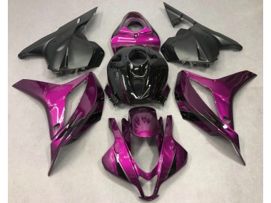 2009-2012 Deep Pink with Black CBR600RR Motorcycle Fairings