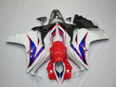 2011-2012 Blue White Red HRC CBR600F Motorcycle Fairings
