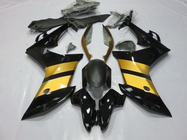2011-2012 Gold Black CBR Design CBR600F Motorcycle Fairings