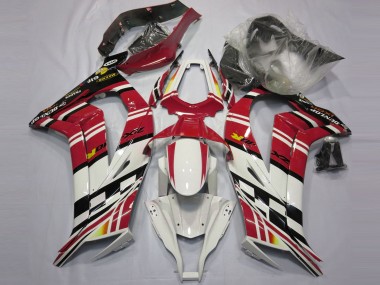 2011-2015 Red Black and White ZX10R Motorcycle Fairings