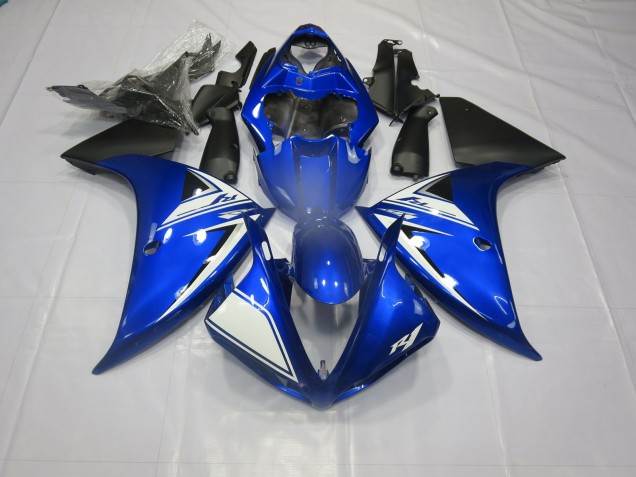 2012-2014 Blue and Black R1 Motorcycle Fairings