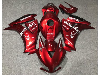 2012-2016 Deep Red Custom CBR1000RR Motorcycle Fairings