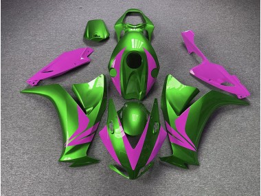 2012-2016 Gloss Green and Pink CBR1000RR Motorcycle Fairings