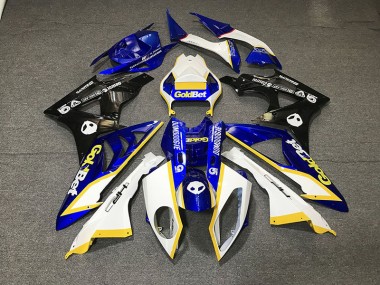 2012-2016 Gloss White and Blue CBR1000RR Motorcycle Fairings