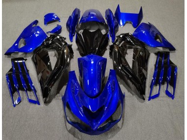 2012-2021 Gloss Blue and Black ZX14R Motorcycle Fairings