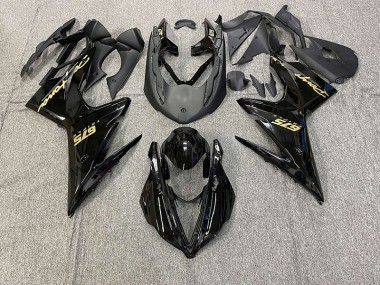 2013-2016 Gloss Black w Gold Daytona 675 Motorcycle Fairings