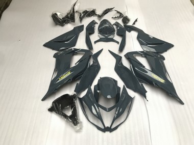 2013-2018 Gloss Grey ZX6R Motorcycle Fairings