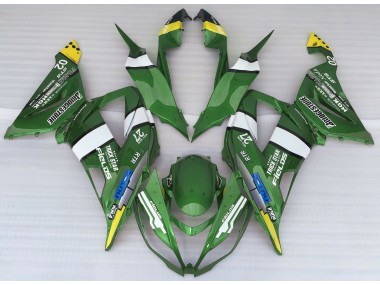 2013-2018 Green Logo Style ZX6R Motorcycle Fairings