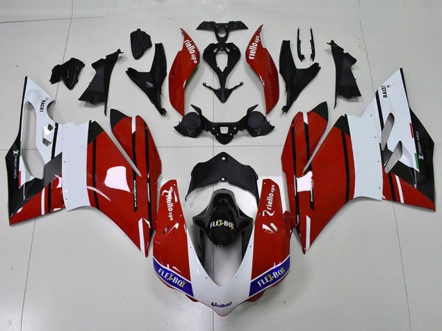 2015-2017 Red and White Ducati 959 1299 Motorcycle Fairings