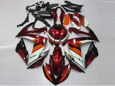 2015-2018 Orange and Maroon R3 Motorcycle Fairings