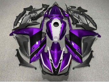 2015-2018 Purple Black and White R3 Motorcycle Fairings