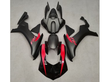 2015-2019 Matte Black & Pearl Red R1 Motorcycle Fairings