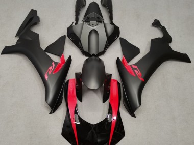 2015-2019 Matte Black & Pearl Red R1 Motorcycle Fairings