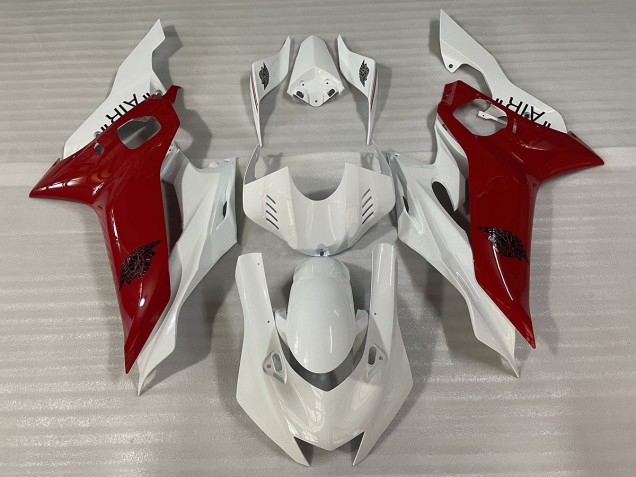 2017-2021 Gloss White and Red J AIR R6 Motorcycle Fairings