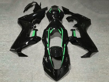 2017-2023 Gloss Black & Forest Green Lining CBR1000RR Motorcycle Fairings